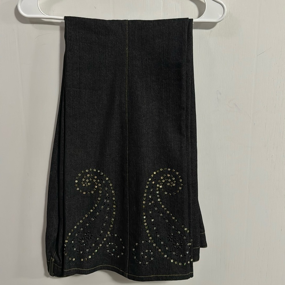 Dana Buchanan Embellished jeans, Sz 14, good condition!